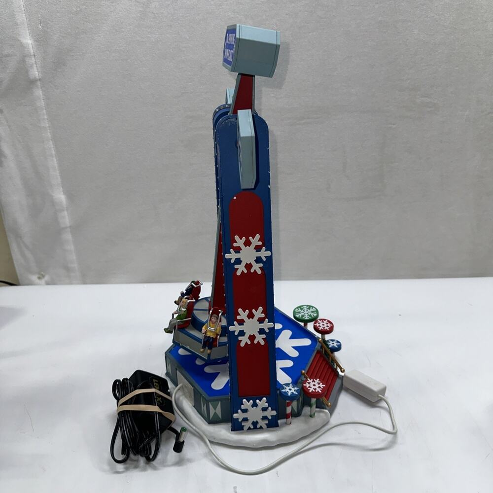 Lemax The Spinning Snowflake 04737 Christmas Holiday Carnival Village No Sound - Picture 7 of 9